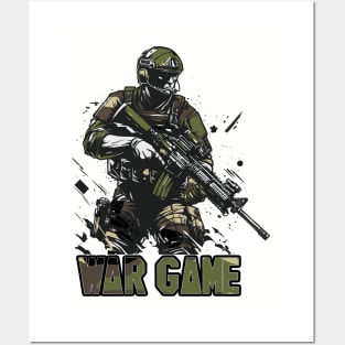 Badass War Game Posters and Art